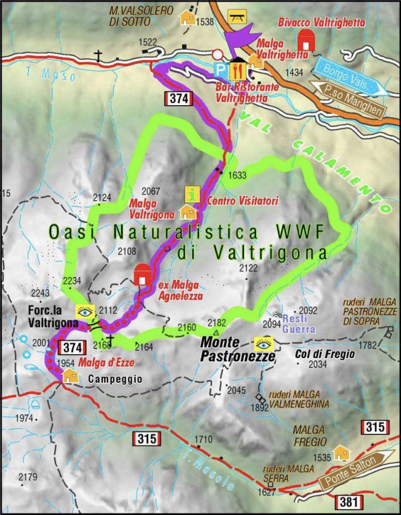 OASI WWF,VALTRIGONA,VALCALAMENTO,VALSUGANA,GAL,ATP,ACLI,OASI DEL WWF VICINA A ME,WWF IMPRONTA ECOLOGICA